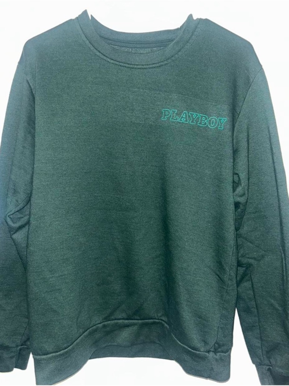 PLAYBOY Dark Green Crewneck
